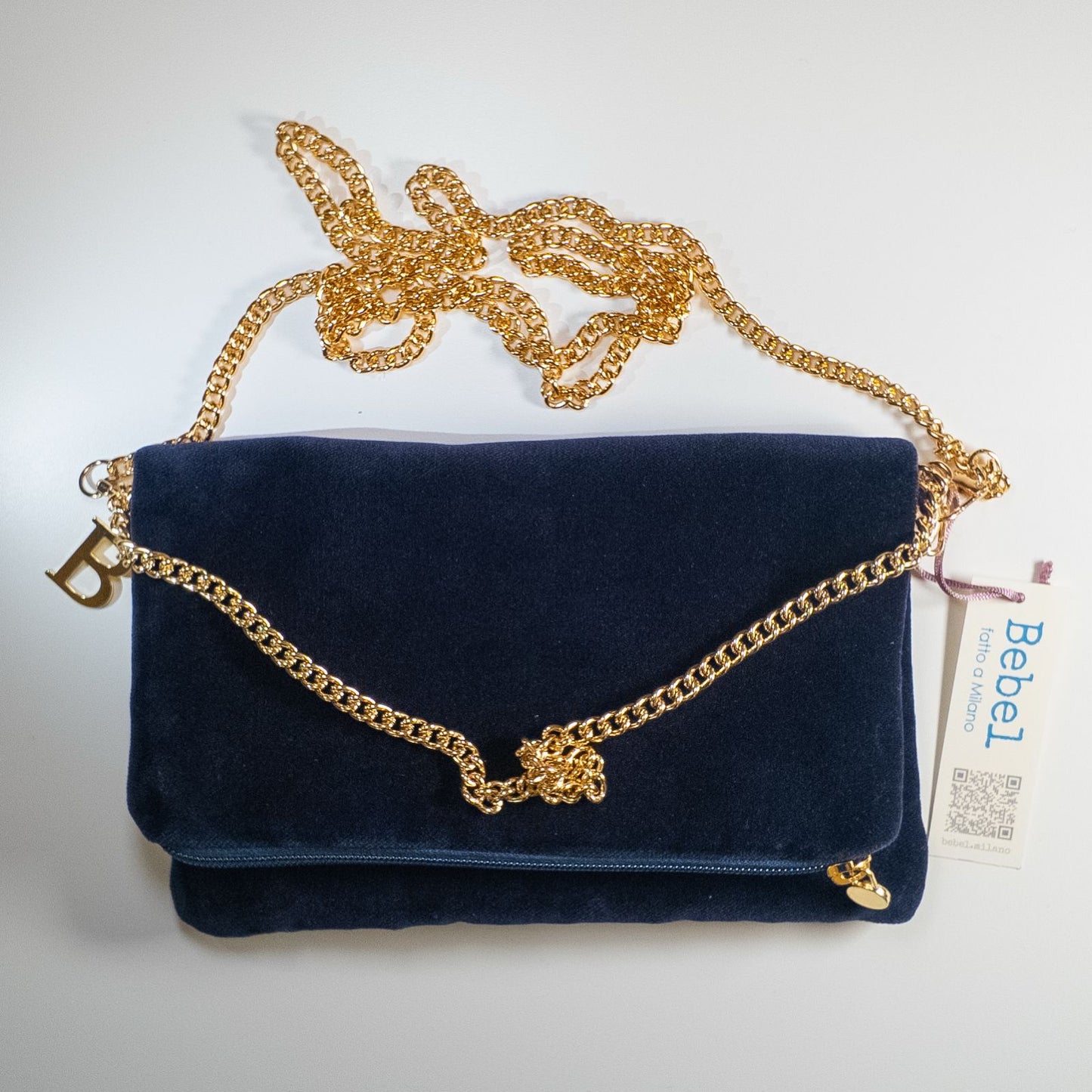 Zippy velluto blu