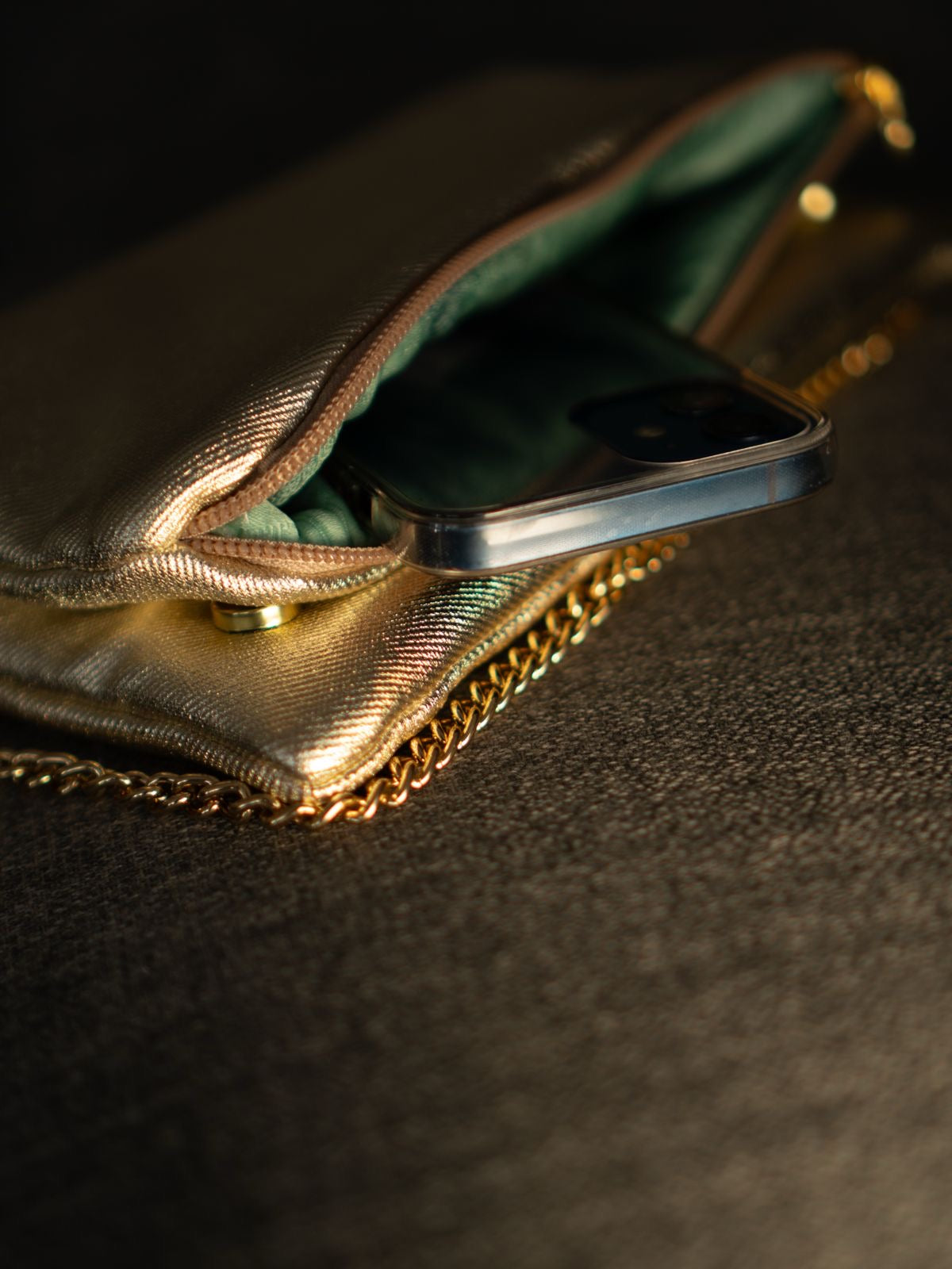 Zippy in jeans oro