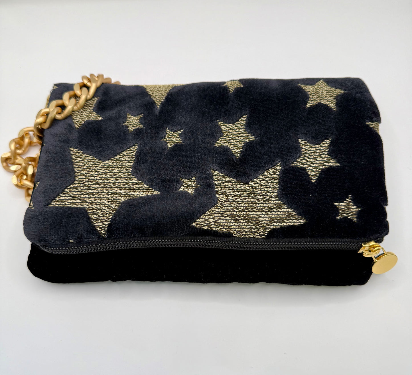 Zippy Jacquard di velluto a stelle oro