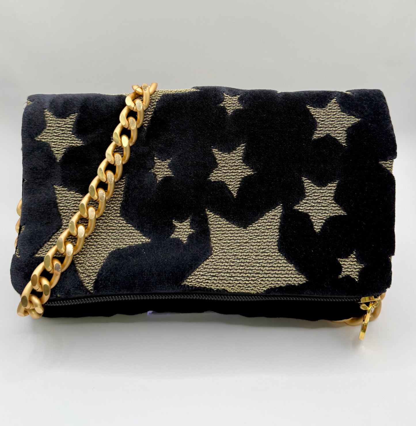Zippy Jacquard di velluto a stelle oro