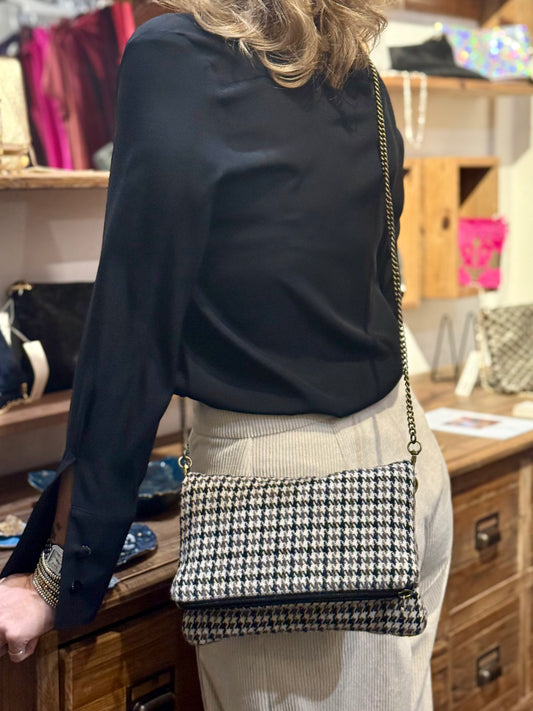 Zippy Pied de Poule nero e tortora