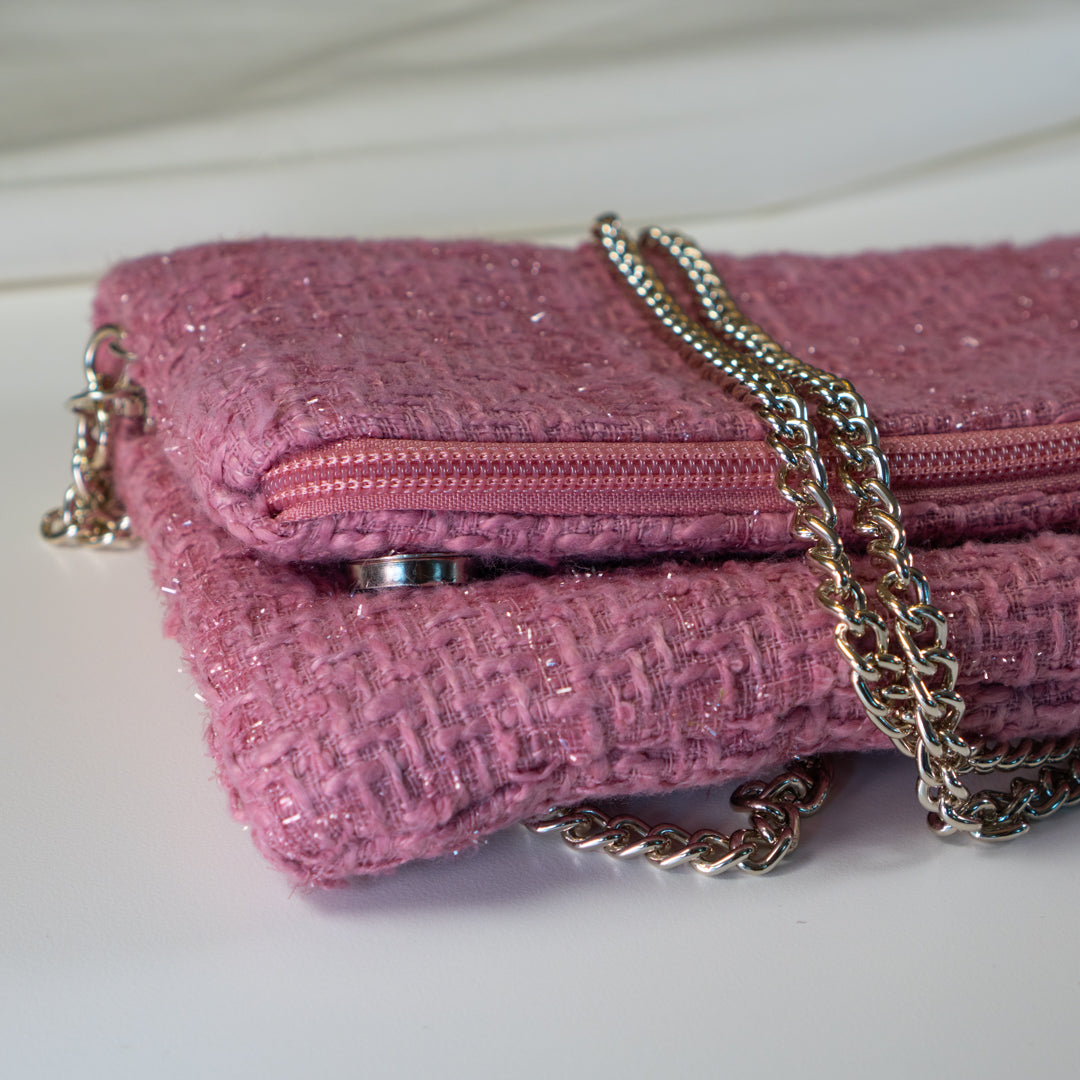 Zippy bouclé rosa antico