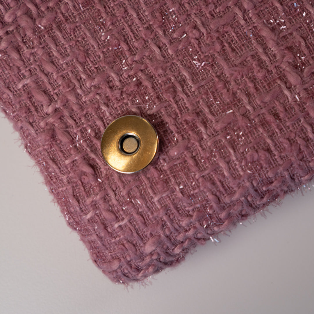 Zippy bouclé rosa antico