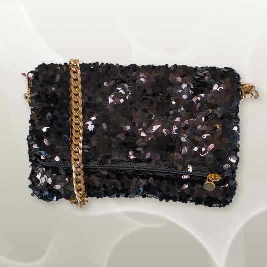 Zippy paillettes nere