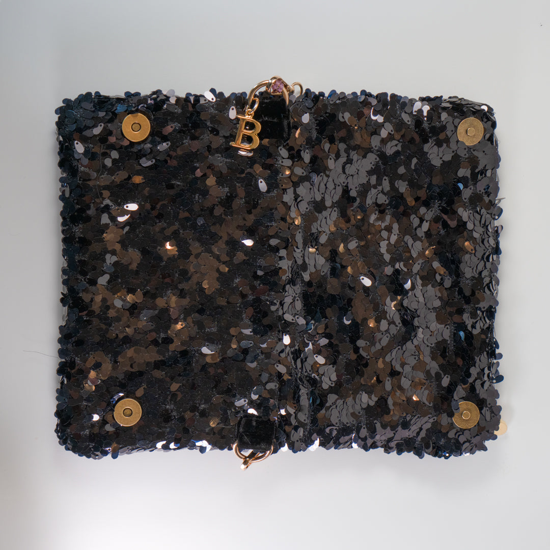 Zippy paillettes nere