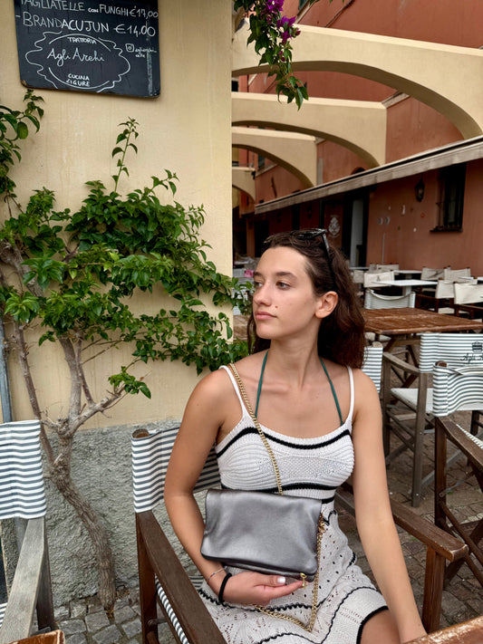 Zippy in jeans bronzo