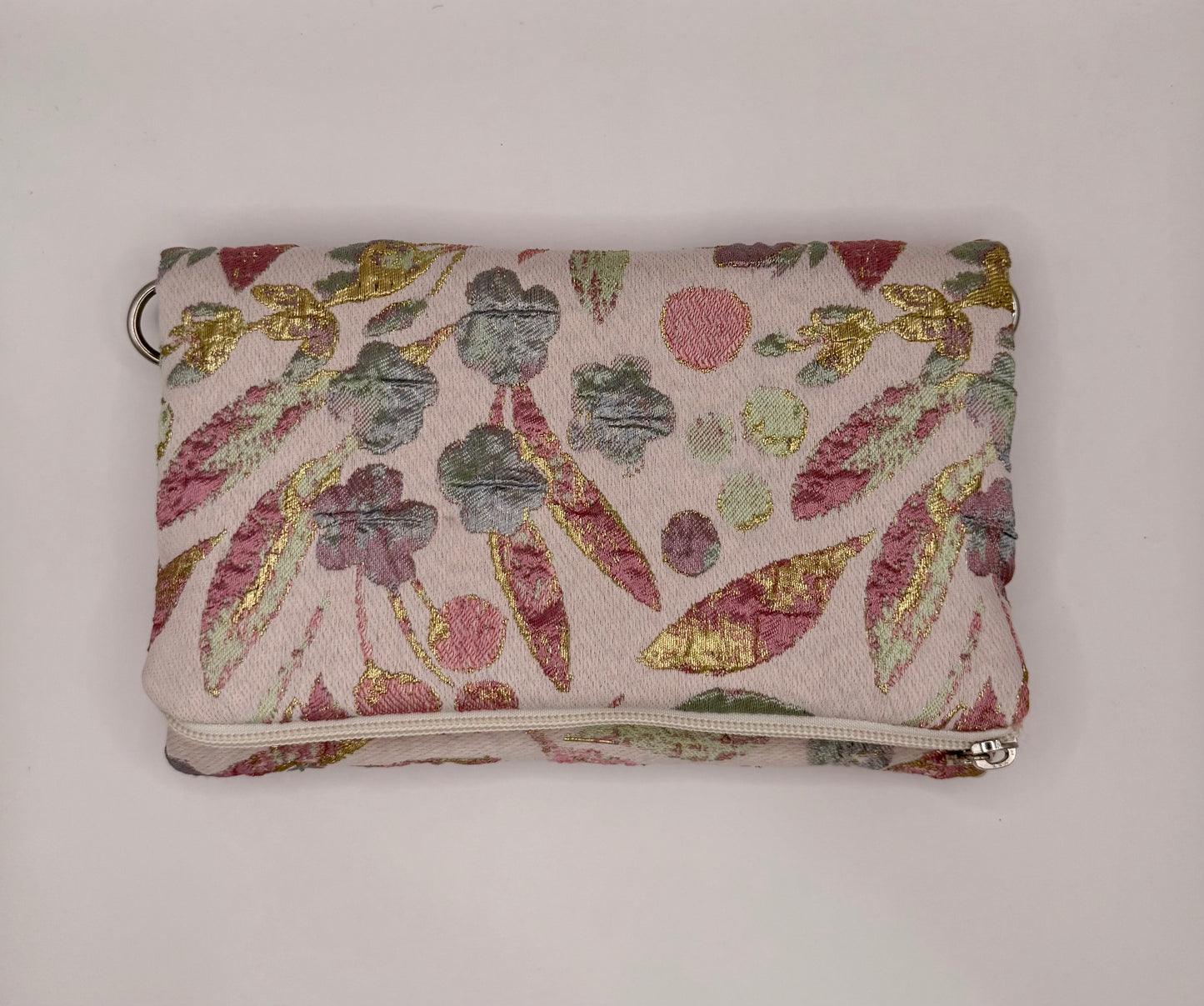 Zippy jacquard a fiori rosa