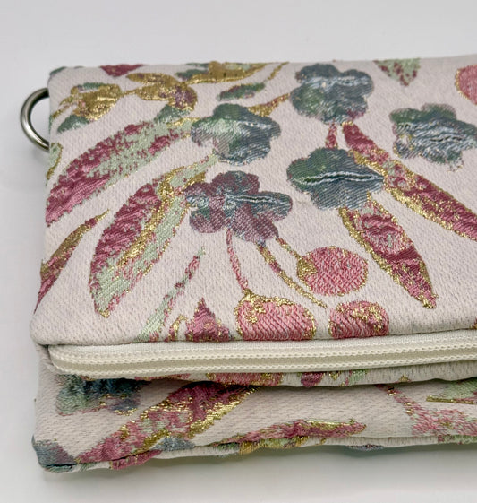 Zippy jacquard a fiori rosa
