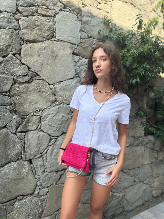 Zippy bouclé ciliegia