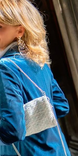 Zippy bouclé verde acqua