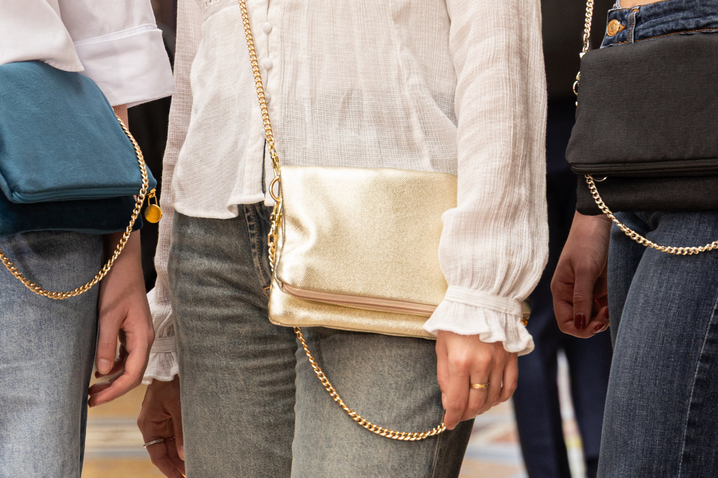 Zippy in jeans oro