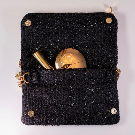 Zippy bouclé nero