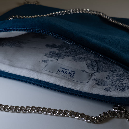 LaPoshetta velluto blu