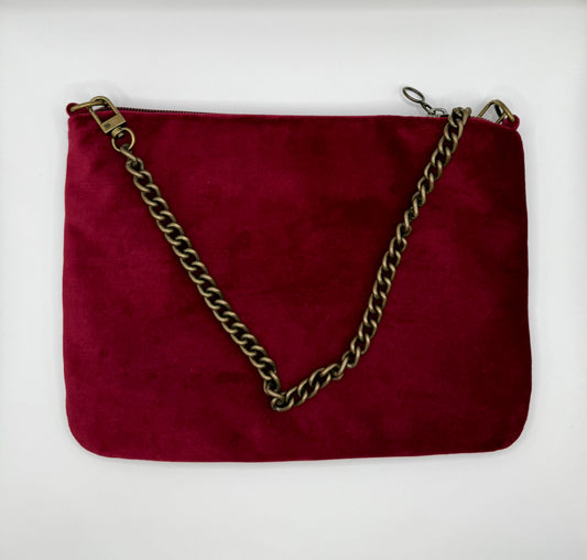 La Poshetta velluto bordeaux