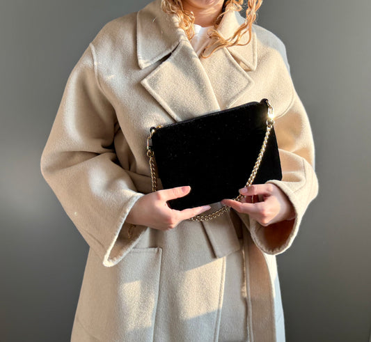 La Poshetta Mini velluto nero