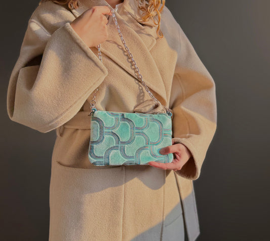 La Poshetta mini Jacquard verde