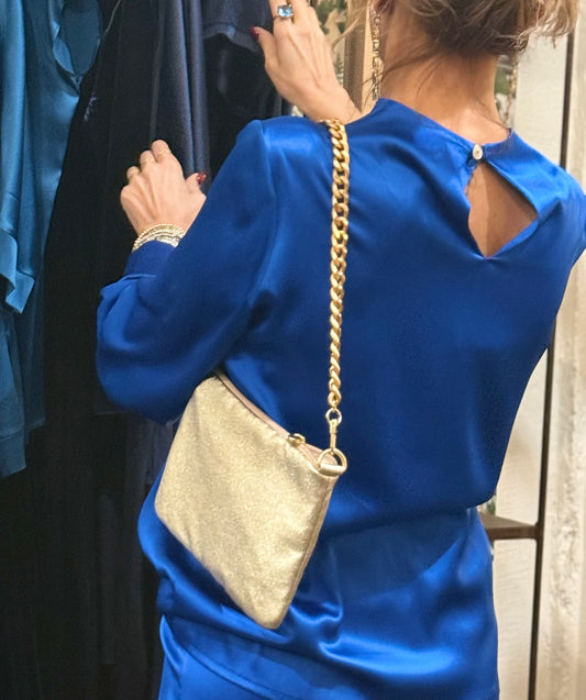 La Poshetta Mini Jeans oro