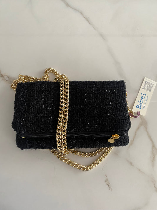 Zippy bouclé nero