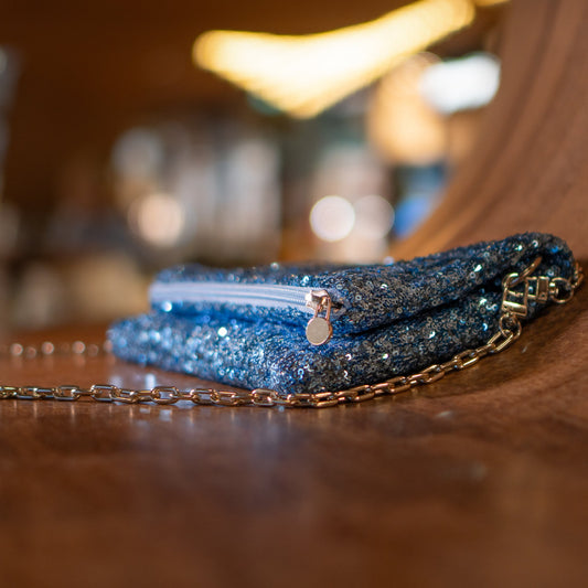 Zippy paillettes azzurre