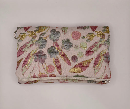 Zippy jacquard a fiori rosa
